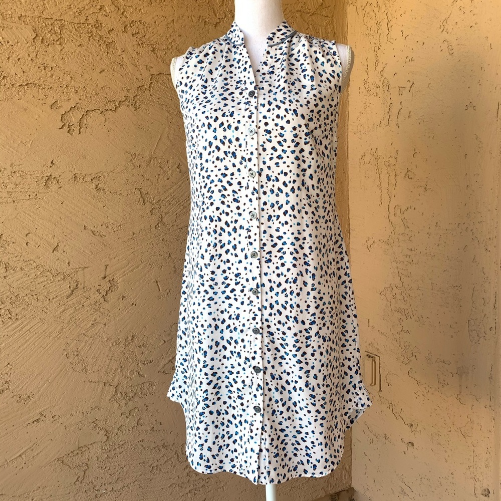 Cabi Camilla Modern Skin Ocean Breeze Shirtdress Tunic - Picture 4 of 7